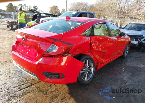 2019 Honda Civic Ex-L z USA, uszkodzony, nr VIN JHMFC1F78KX007041